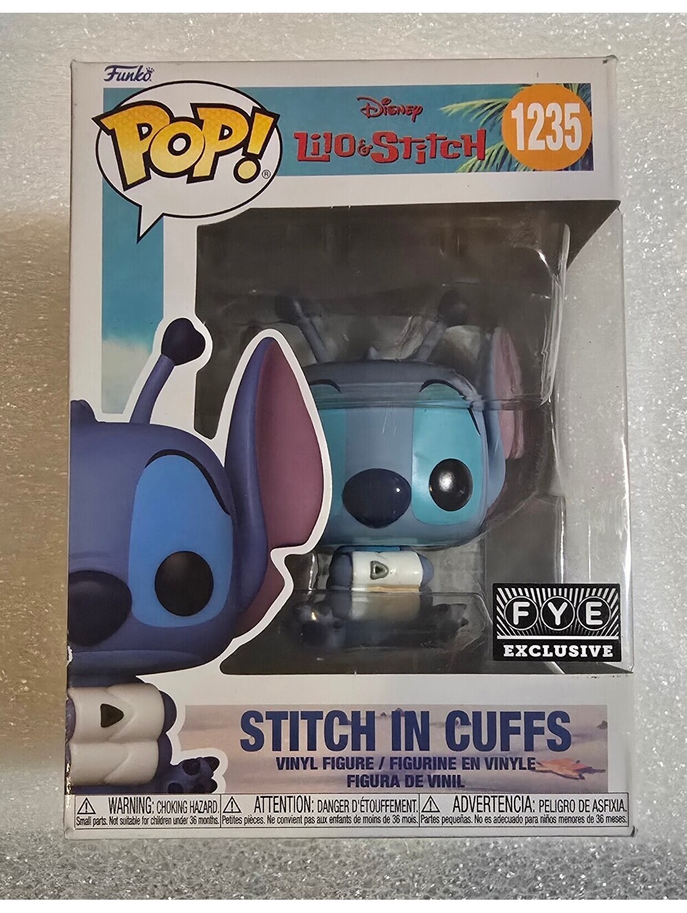 Funko Pop! Lilo & Stitch Disney 1235 Stitch In Cuffs FYE EXC